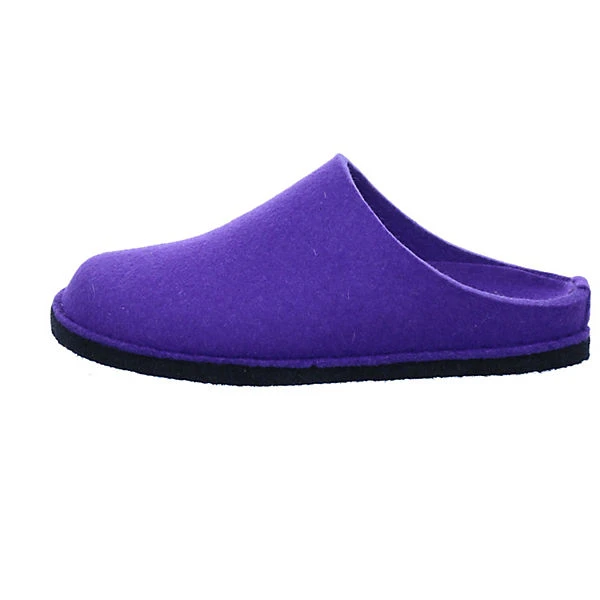 Haflinger Hausschuhe - Lila 4 Haflinger Hausschuhe - Lila – Bild 2