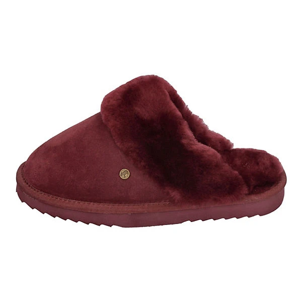Warmbat Flurry Suede Lammfell-Hausschuhe - Rot 4 Warmbat Flurry Suede Lammfell-Hausschuhe - Rot – Bild 2