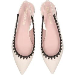 Pretty Ballerinas Coton Sling-Ballerinas - Offwhite 7 Pretty Ballerinas Coton Sling-Ballerinas - Offwhite -Schuhgeschäft 28532916 03