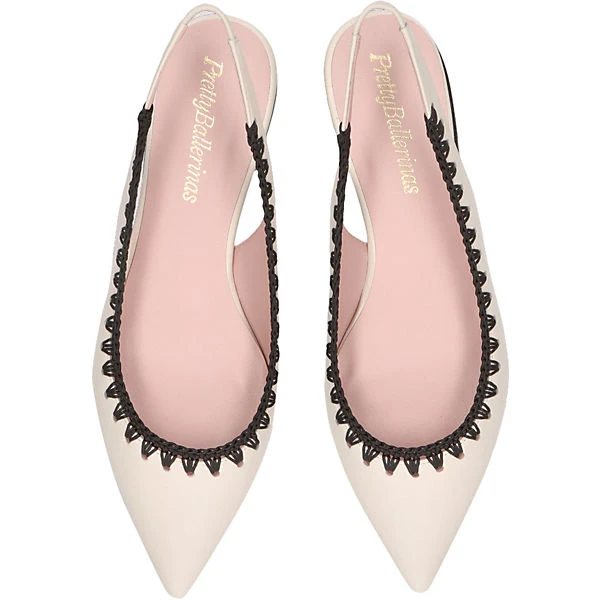 Pretty Ballerinas Coton Sling-Ballerinas - Offwhite 5 Pretty Ballerinas Coton Sling-Ballerinas - Offwhite – Bild 3