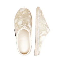 Giesswein Pantoffeln Prisdorf Hausschuhe - Beige/braun -Schuhgeschäft 29043423 07