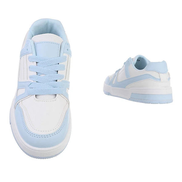 Sneakers Low Lochschnürung, Flach, 5 Sneakers Low Lochschnürung, Flach, – Bild 3