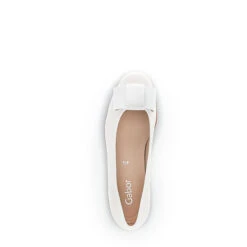 Gabor Elegante Ballerinas 25.100.20 Klassische Ballerinas - Weiß -Schuhgeschäft 29715645 03