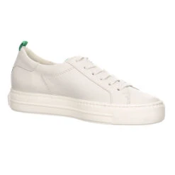 Paul Green Damen Schnürhalbschuhe Sneaker Freizeit Sport Schuhe Glattleder Uni Schnürschuhe - Creme -Schuhgeschäft 29754862 06