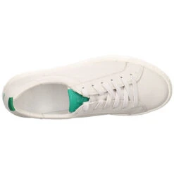 Paul Green Damen Schnürhalbschuhe Sneaker Freizeit Sport Schuhe Glattleder Uni Schnürschuhe - Creme -Schuhgeschäft 29754862 08