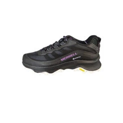Merrell Damen Trekkingschuhe Halbschuhe Wanderschuhe Moab Speed GTX J066850 Schwarz Black Textil/Synthetik Mit Vibram®EVA Klassische Halbschuhe - Schwarz -Schuhgeschäft 29785523 03