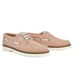 Damen Bootsschuhe Hanf Und Vegan Pasjaca Rosa - Rosa -Schuhgeschäft 29825208 03