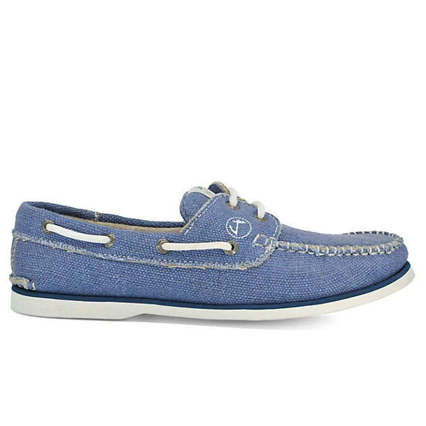Herren Bootsschuhe Hanf Und Vegan Fidden Blau - Blau 6 Herren Bootsschuhe Hanf Und Vegan Fidden Blau - Blau – Bild 4