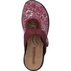 Westland Korsika 349 | Hausschuh Für Damen | Rot Korsika 349, Bordo Pantoffeln - Bordeaux -Schuhgeschäft 30009034 09