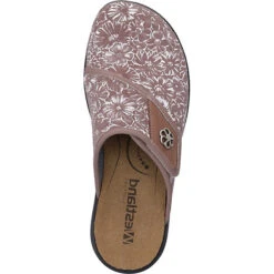 Westland Korsika 348 | Hausschuh Für Damen | Weiß Korsika 348, Rosa Pantoffeln - Rosa -Schuhgeschäft 30009053 09