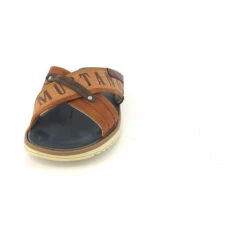 Mustang Pantolette Cognac Klassische Halbschuhe - Braun -Schuhgeschäft 30187573 03