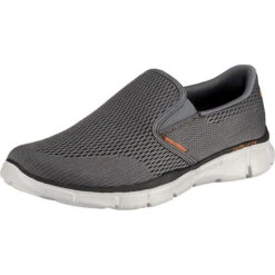 Skechers EQUALIZER DOUBLE-PLAY Sportliche Slipper - Anthrazit