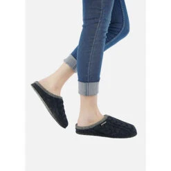 Giesswein Hausschuhe Neudau Hüttenschuhe - Dunkelblau -Schuhgeschäft 4999348 09