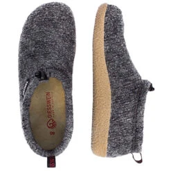 Giesswein Damen Hüttenschuhe Geschlossene Hausschuhe - Grau -Schuhgeschäft 7274302 03