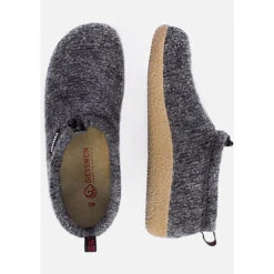 Giesswein Damen Hüttenschuhe Geschlossene Hausschuhe - Grau -Schuhgeschäft 7274302 10